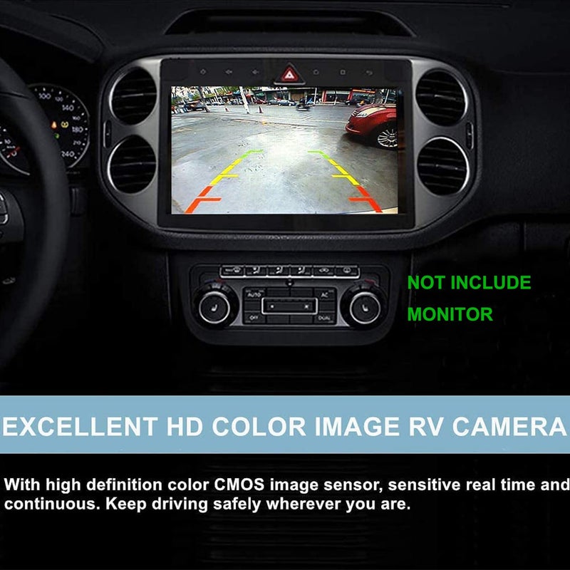 ATOKIT License Plate Frame Backup Camera Night Vision Car Rear View Camera with 8 Bright LEDs 170Â° Viewing Angle Waterproof Backup Camera Vehicle Universal Reversing Assist Security - Image 5